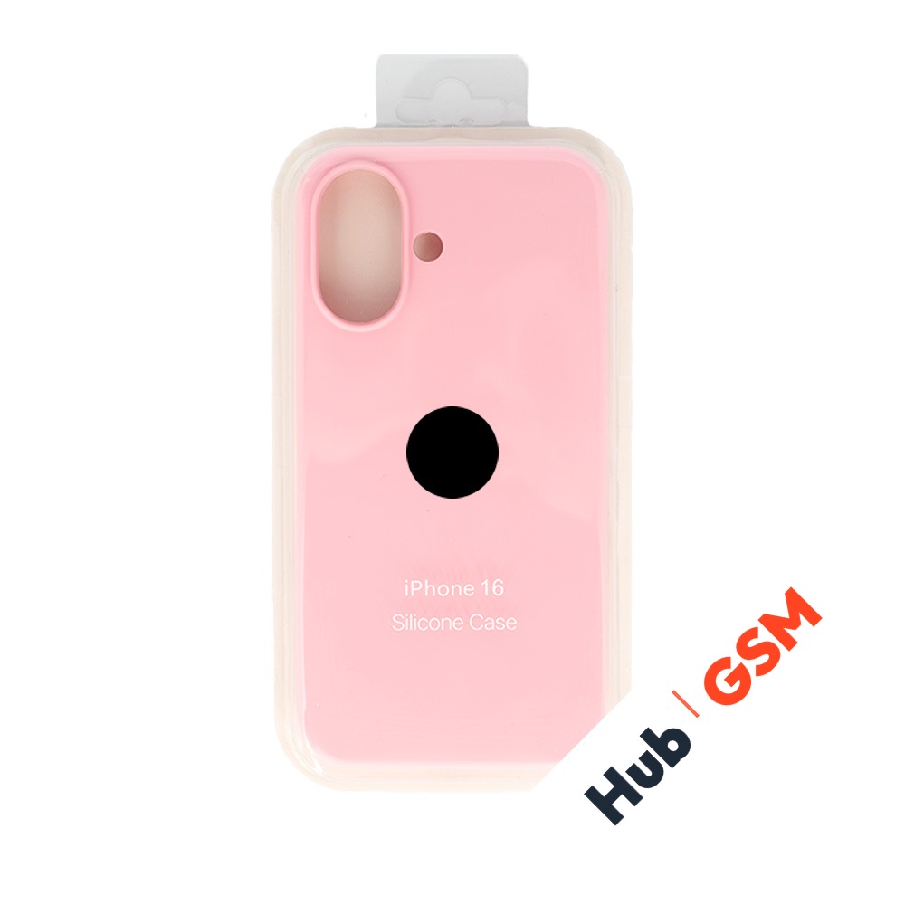 Чехол Силиконовый iPhone 16 (№6) (Розовый)