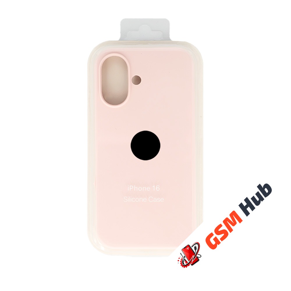 Чехол Силиконовый iPhone 16 (№75) (Светло-Розовый)