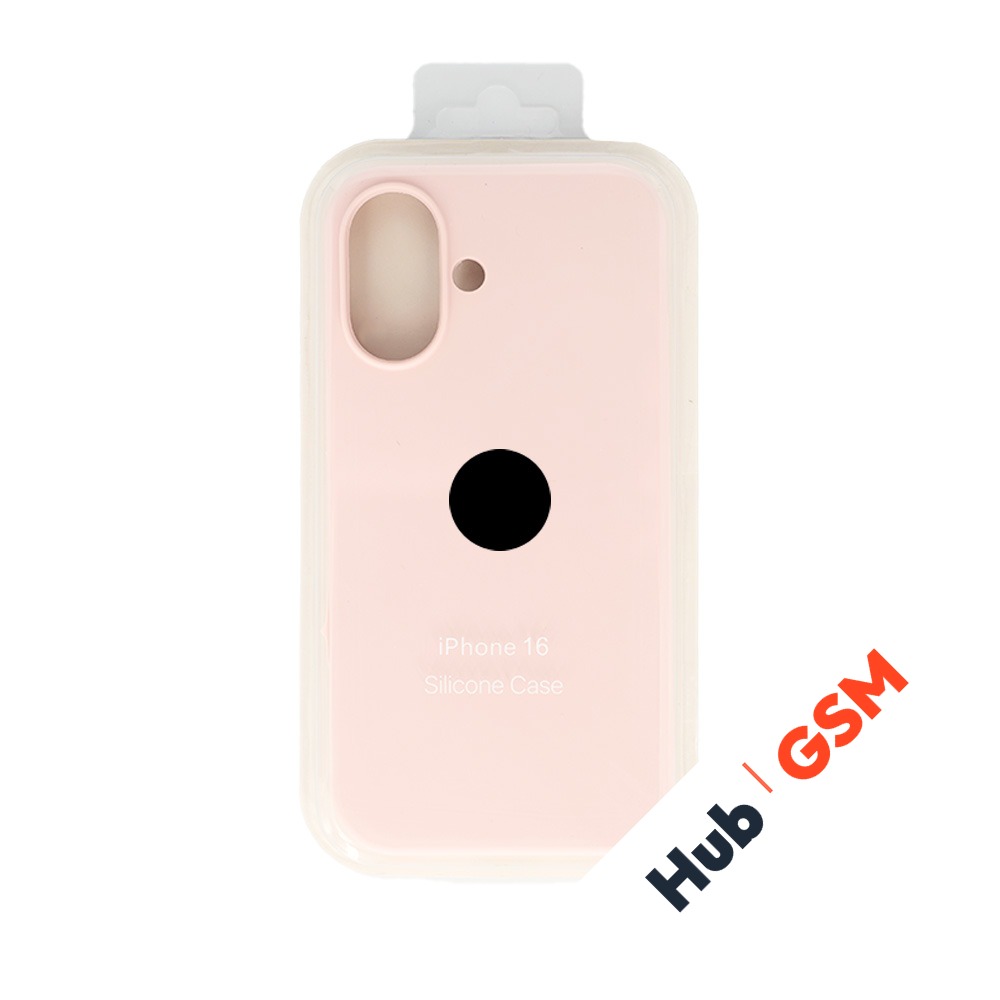 Чехол Силиконовый iPhone 16 (№75) (Светло-Розовый)
