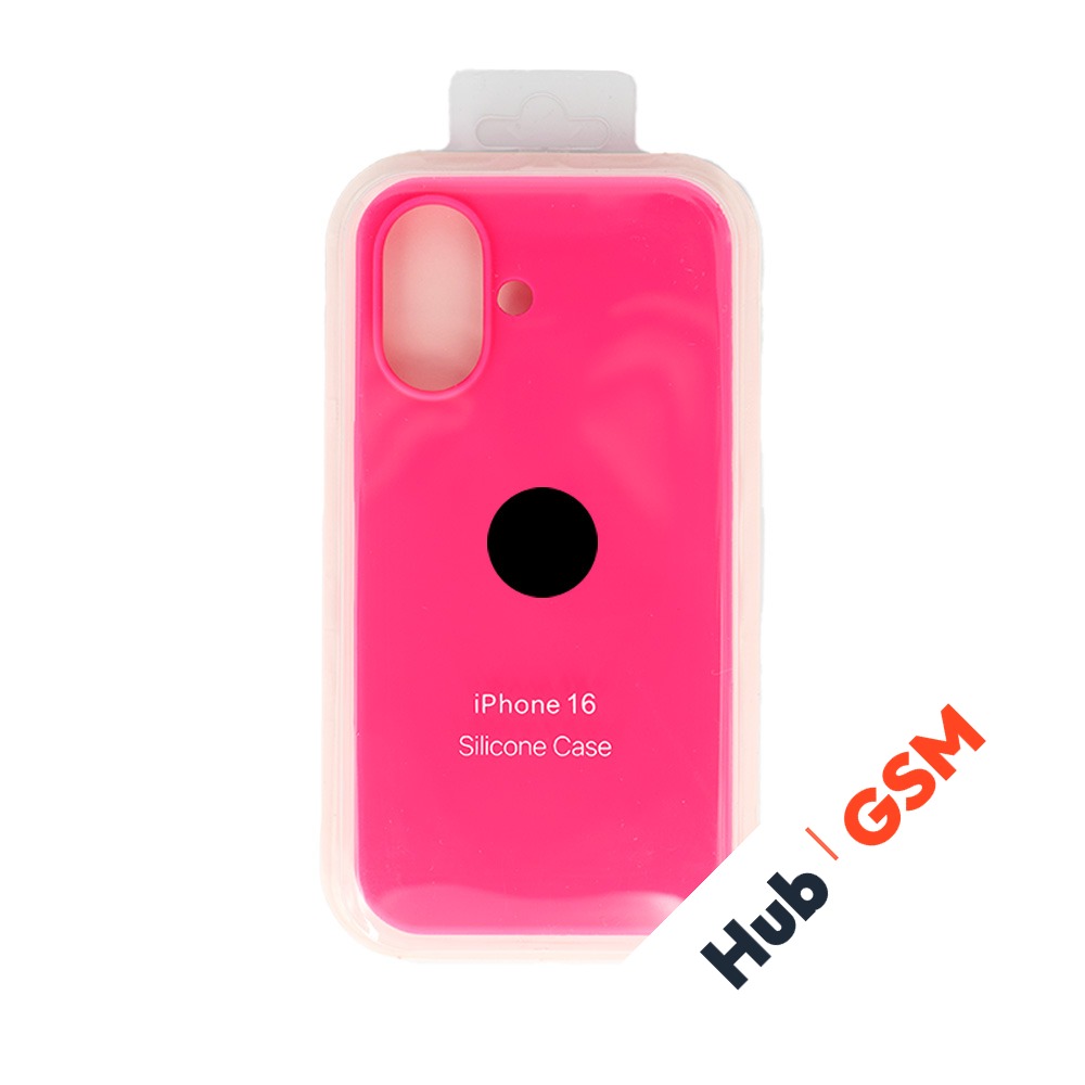 Чехол Силиконовый iPhone 16 (№47) (Малиновый)
