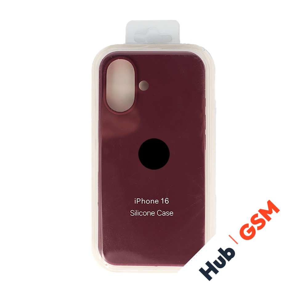 Чехол Силиконовый iPhone 16 (№67) (Фиолетовый)