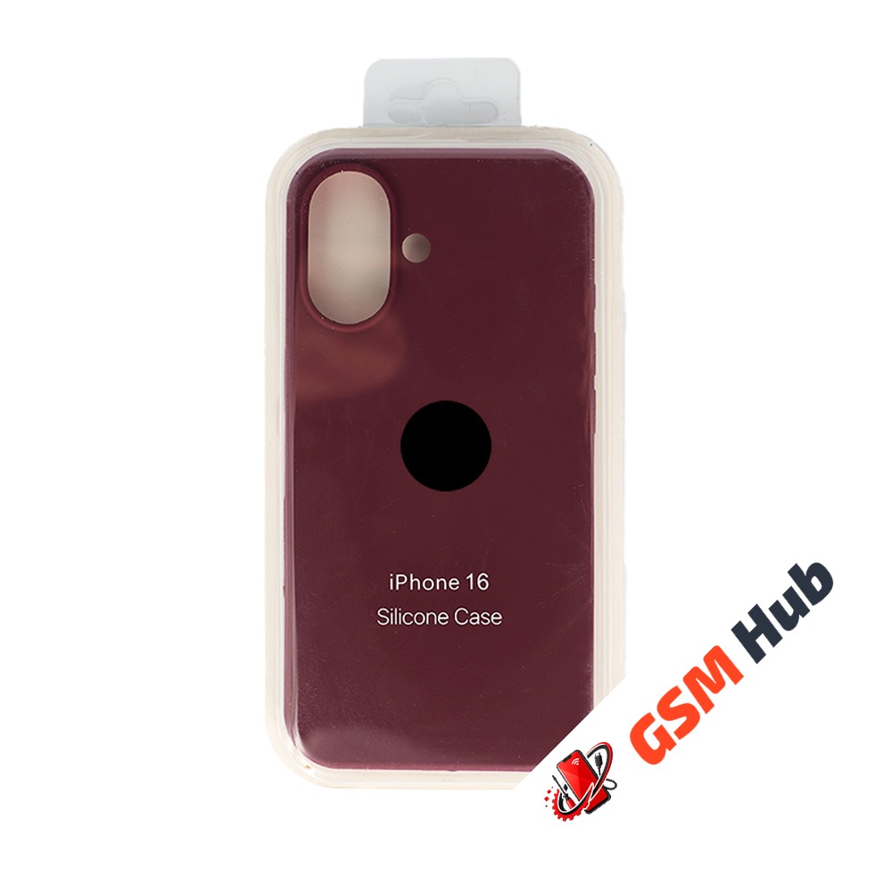 Чехол Силиконовый iPhone 16 (№67) (Фиолетовый)