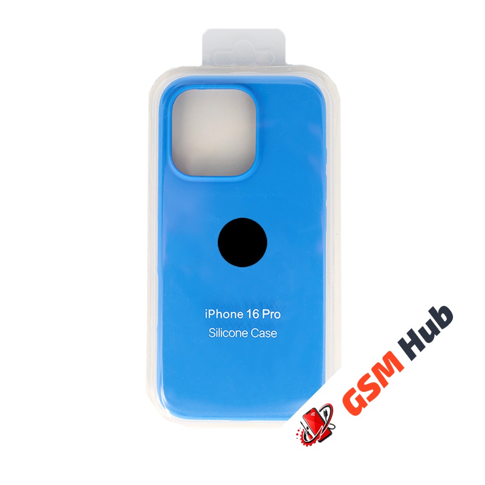 Чехол Силиконовый iPhone 16 Pro (№3) (Синий)