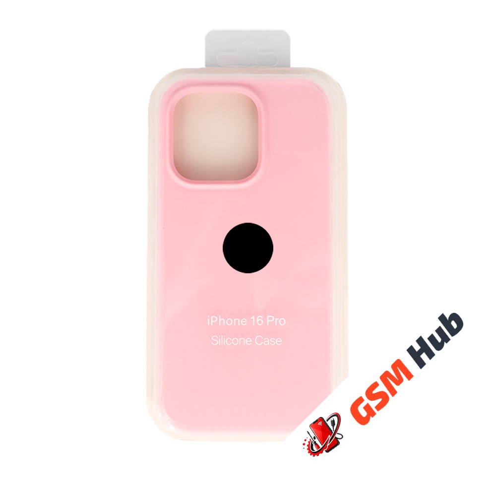 Чехол Силиконовый iPhone 16 Pro (№6) (Розовый)