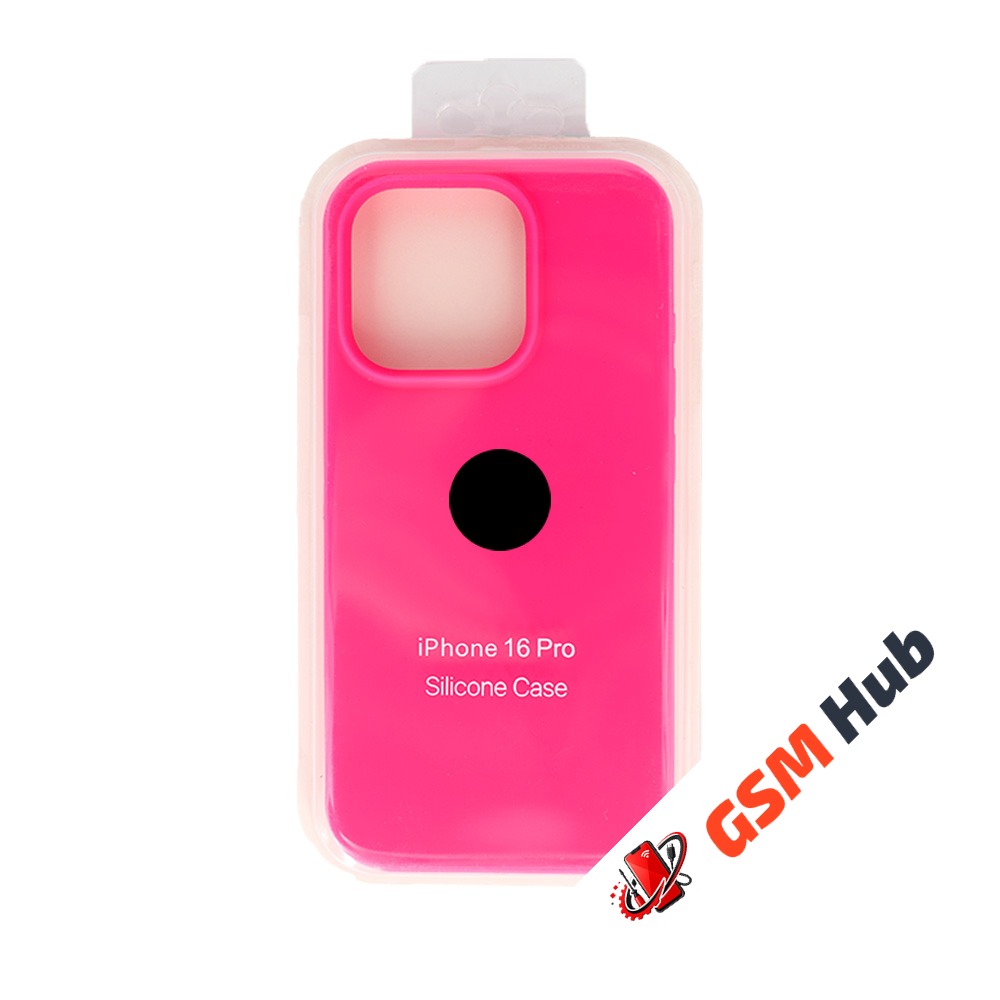 Чехол Силиконовый iPhone 16 Pro (№47) (Малиновый)