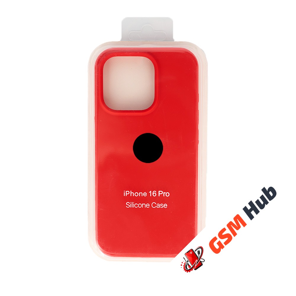 Чехол Силиконовый iPhone 16 Pro (№14) (Красный)