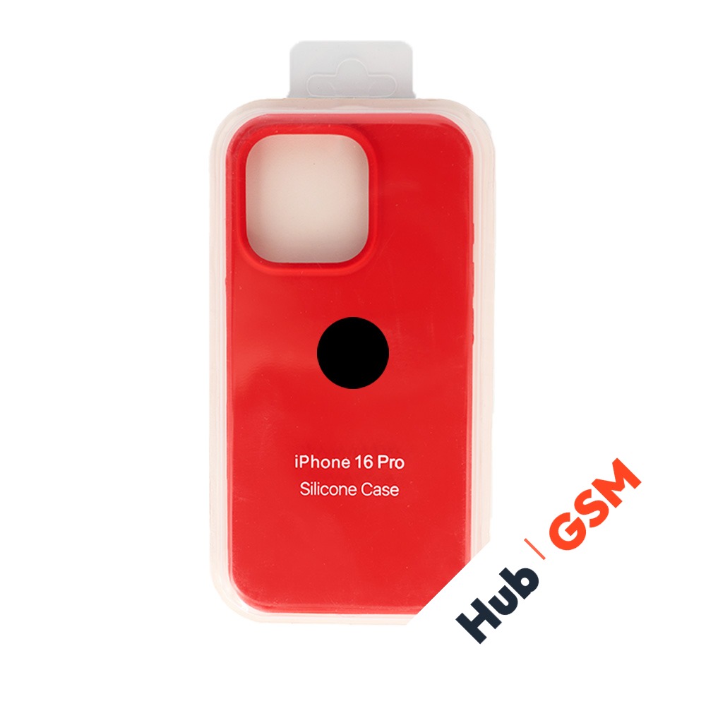 Чехол Силиконовый iPhone 16 Pro (№14) (Красный)