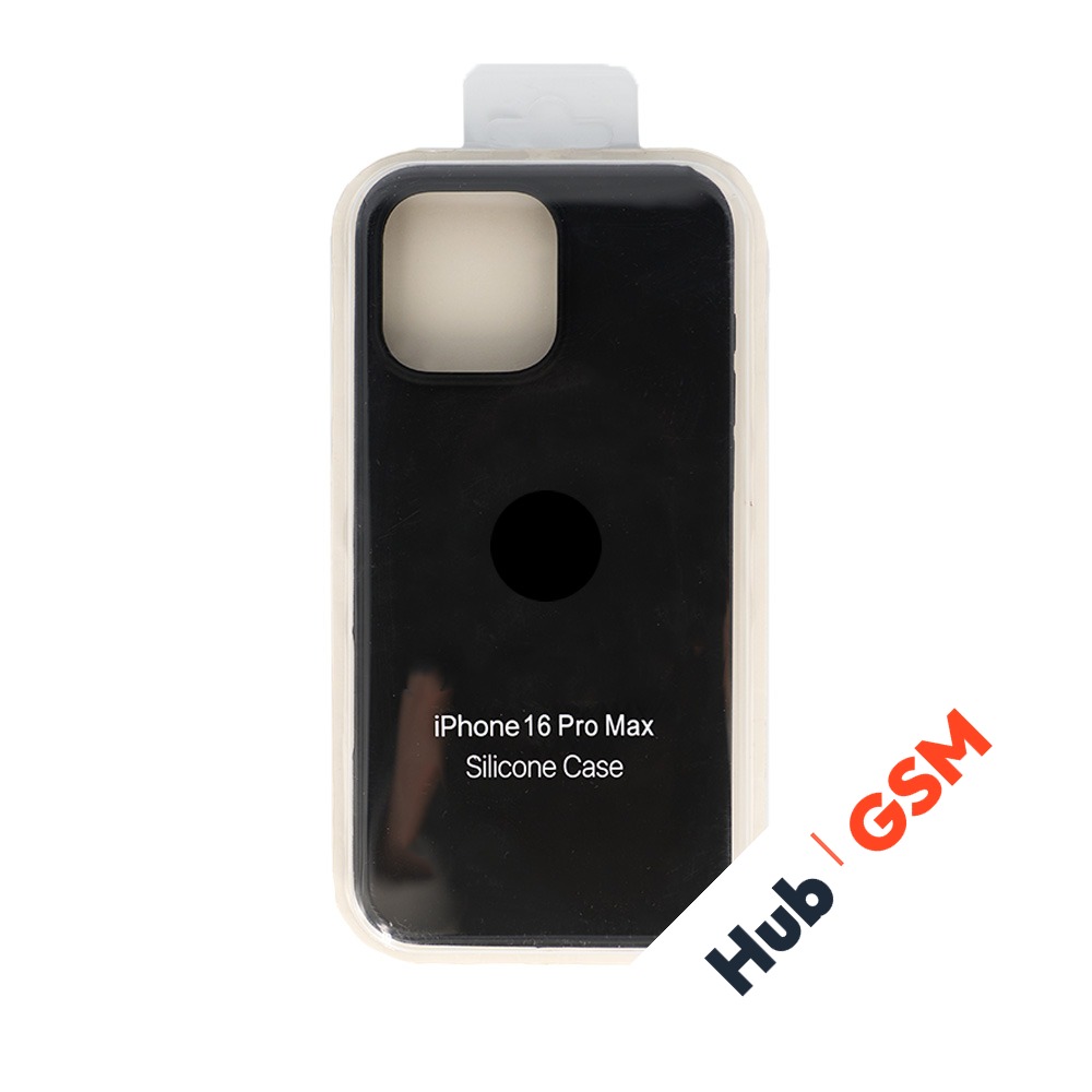 Чехол Силиконовый iPhone 16 Pro Max (№18) (Черный)