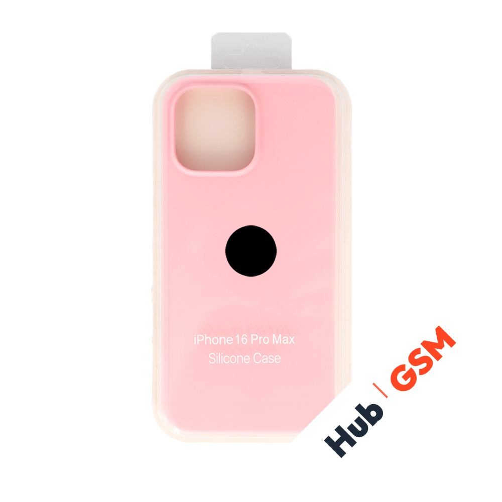Чехол Силиконовый iPhone 16 Pro Max (№6) (Розовый)