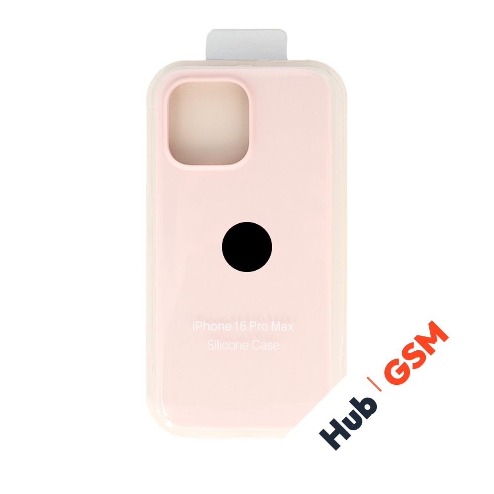Чехол Силиконовый iPhone 16 Pro Max (№75) (Светло-розовый)