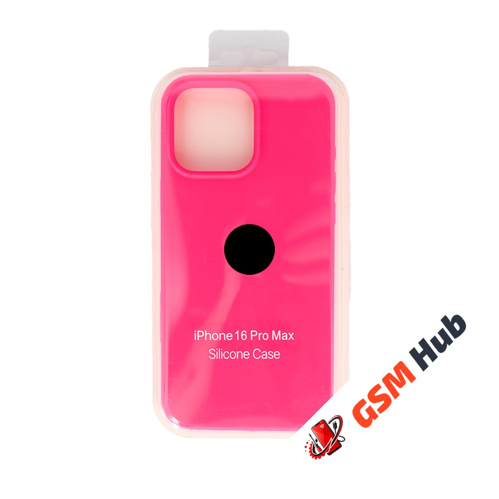 Чехол Силиконовый iPhone 16 Pro Max (№47) (Малиновый)