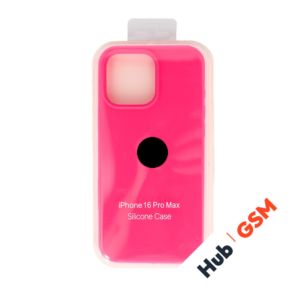 Чехол Силиконовый iPhone 16 Pro Max (№47) (Малиновый)