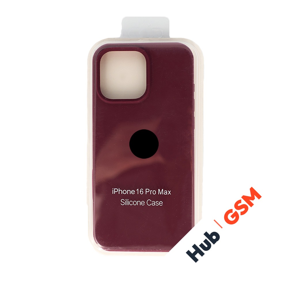 Чехол Силиконовый iPhone 16 Pro Max (№67) (Фиолетовый)