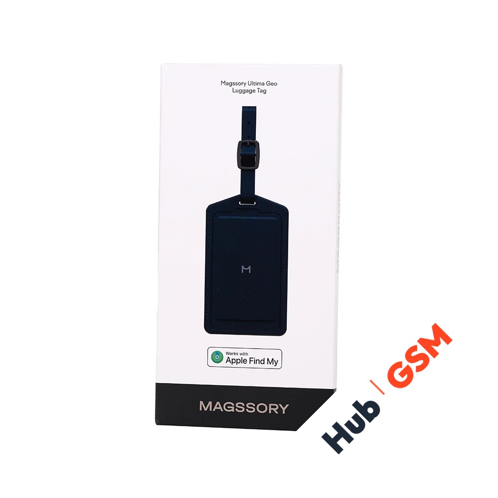 Бирка багажная Magssory Ultima Geo Luggage Tag (поддержка Find My) (Миднайт) ACL004
