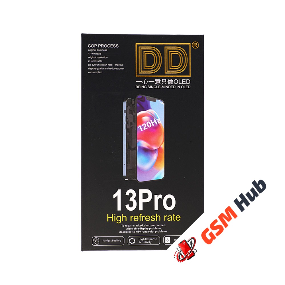 Дисплей iPhone 13 Pro DD (Soft OLED) (120Гц,с привязкой, без ошибки)