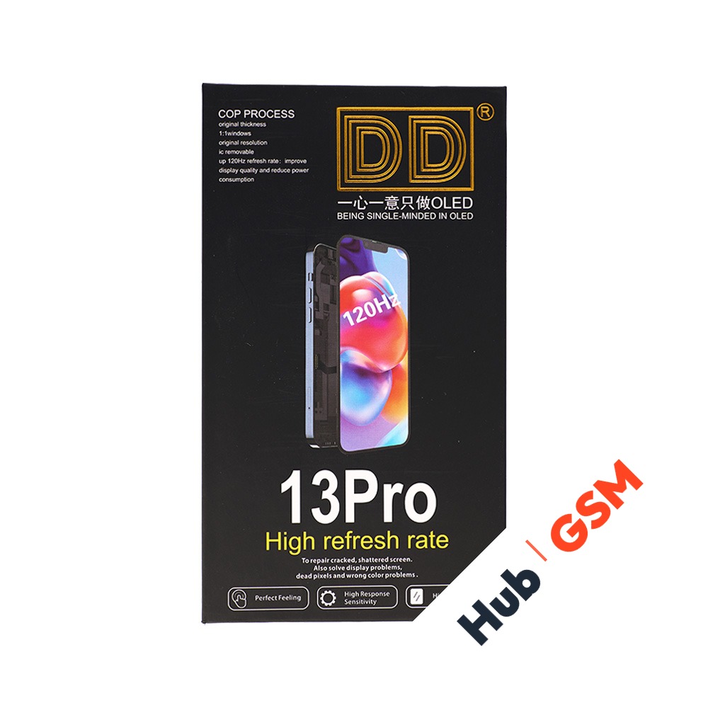 Дисплей iPhone 13 Pro DD (Soft OLED) (120Гц,с привязкой, без ошибки)
