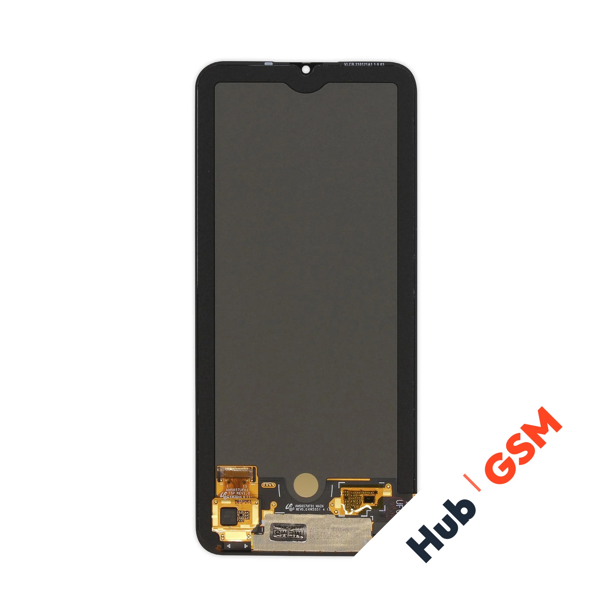 Дисплей Xiaomi Mi 10 Lite 5G (M2002J9G) (Оригинал) (Черный) Hub GSM