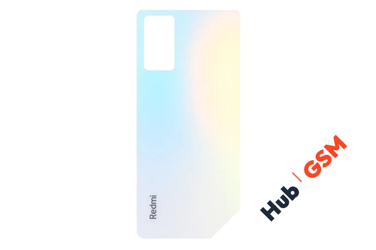 Задняя крышка Xiaomi Redmi Note 11 Pro 4G (2201116TG) / 5G (Белый) (Со стеклом камеры) Premium