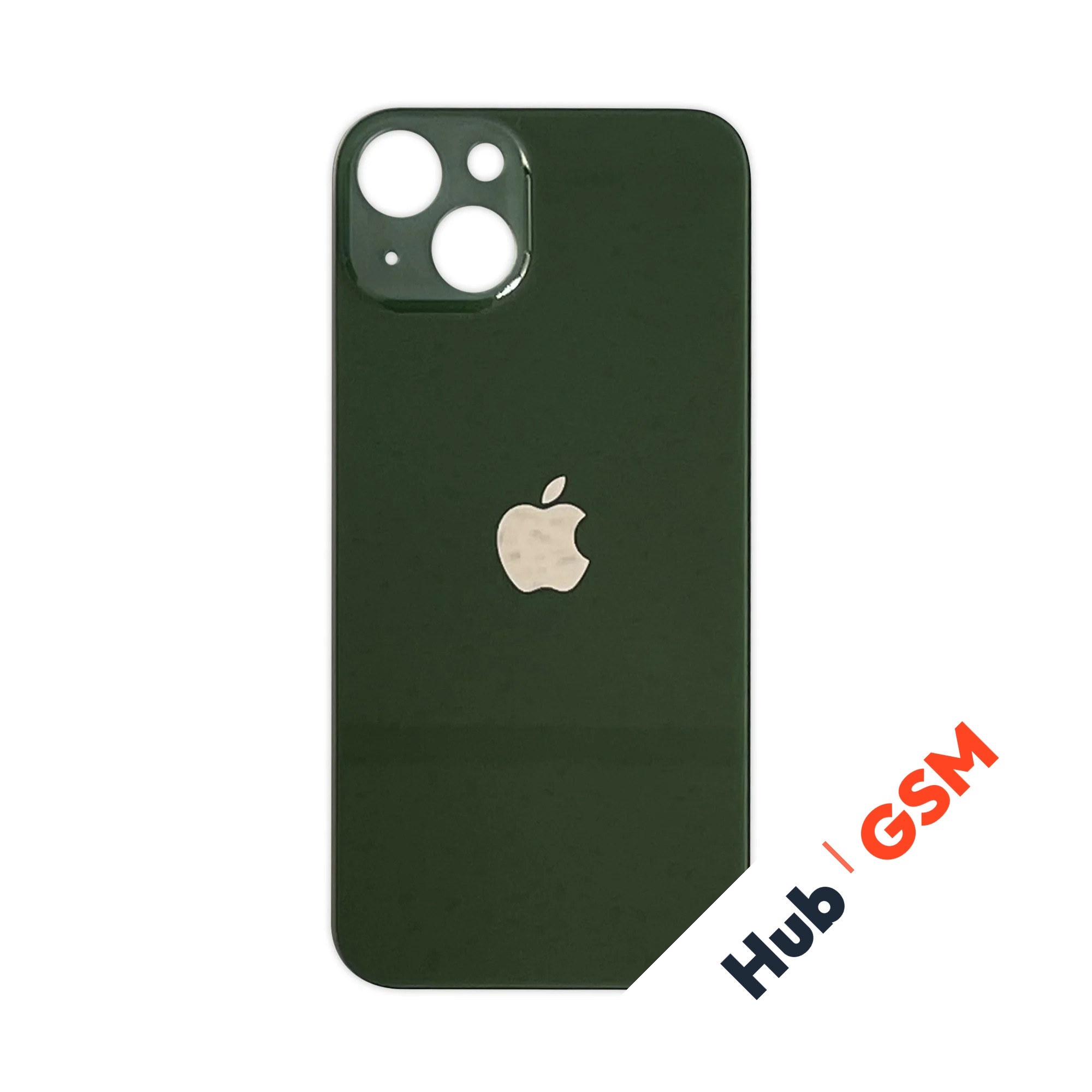 Задняя крышка (стекло) Широкий вырез iPhone 13 (Green)