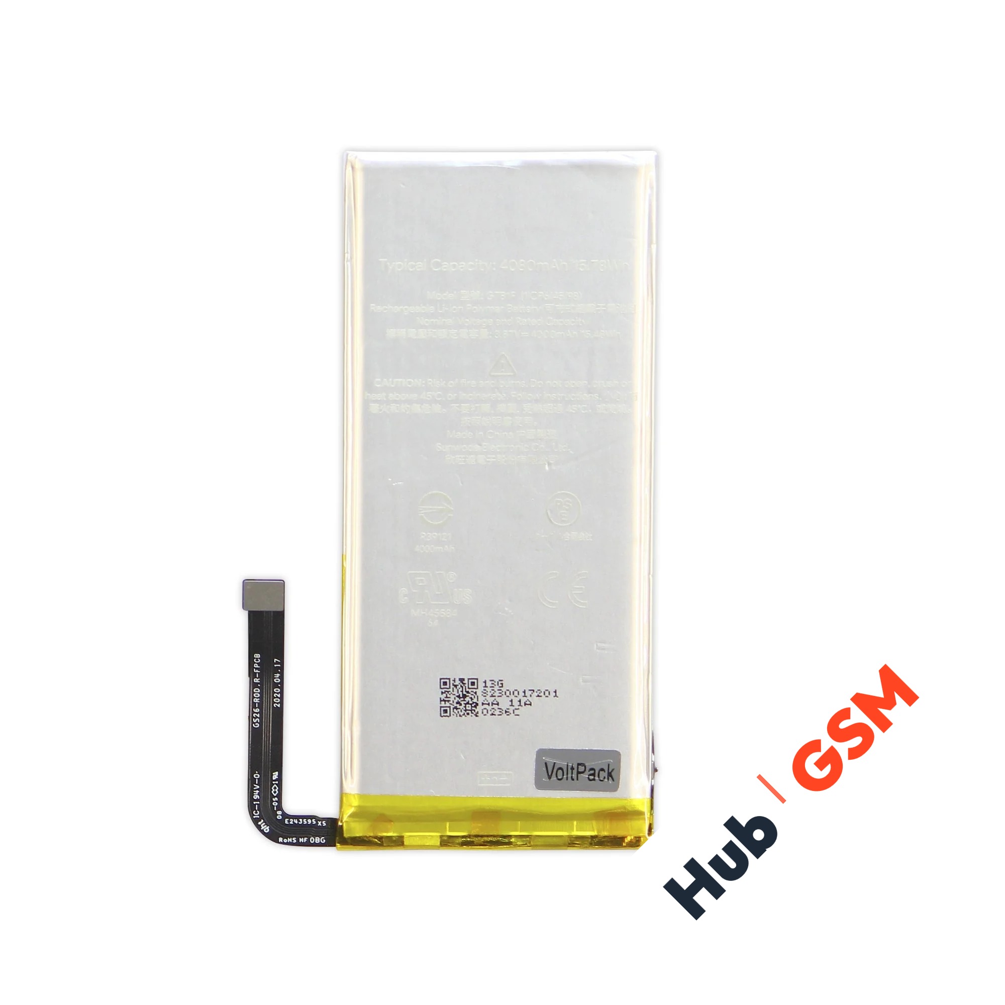 Аккумулятор Google Pixel 5 4080mAh VoltPack