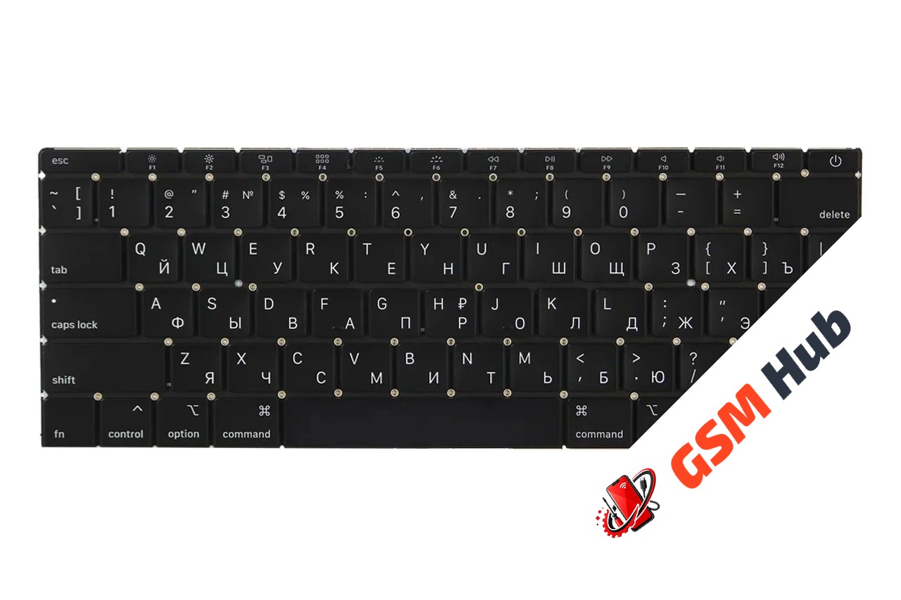 Клавиатура MacBook 12 A1534 (2015) Прямой Enter (ANSI) RUS