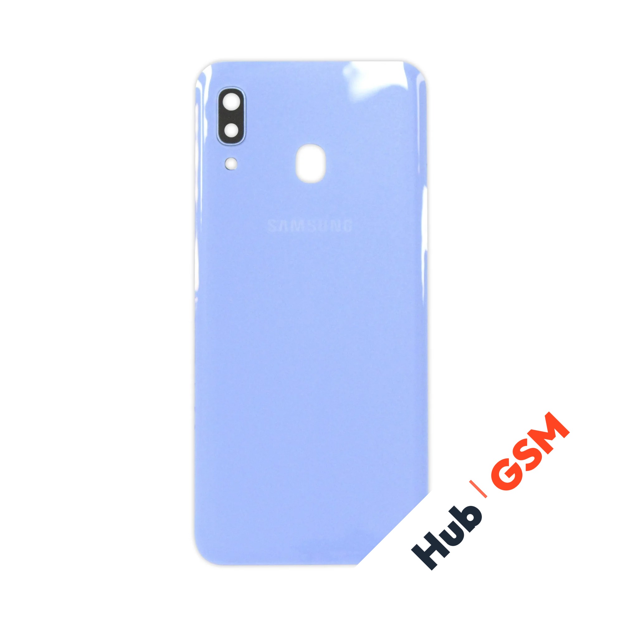 Задняя крышка Samsung Galaxy A30 (A305F) (Синий) (Со стеклом камеры) Premium