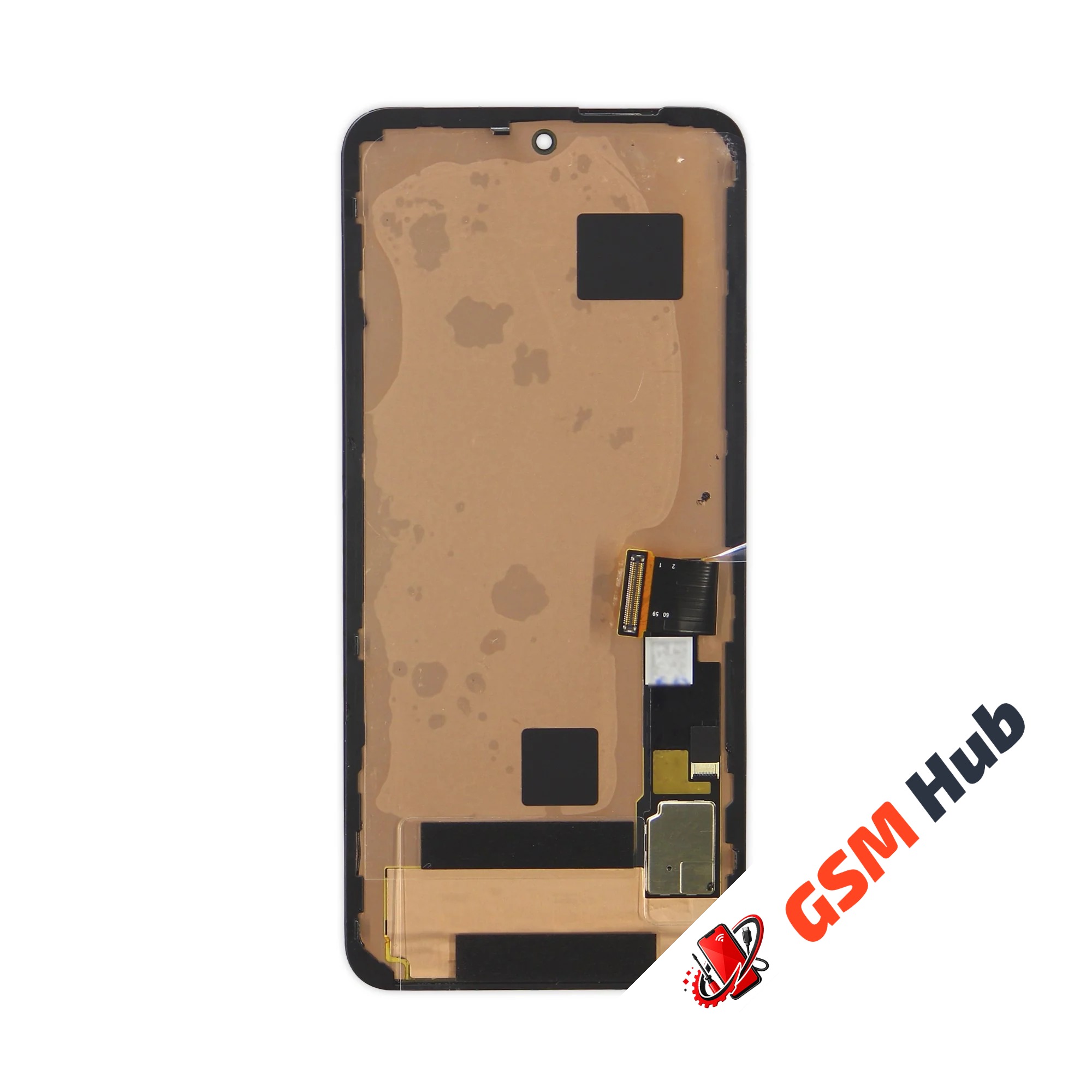 Дисплей Google Pixel 8 (GKWS6/G9BQD/GZPFO/GPJ41) (Оригинал) (В рамке) (Черный) KRYON