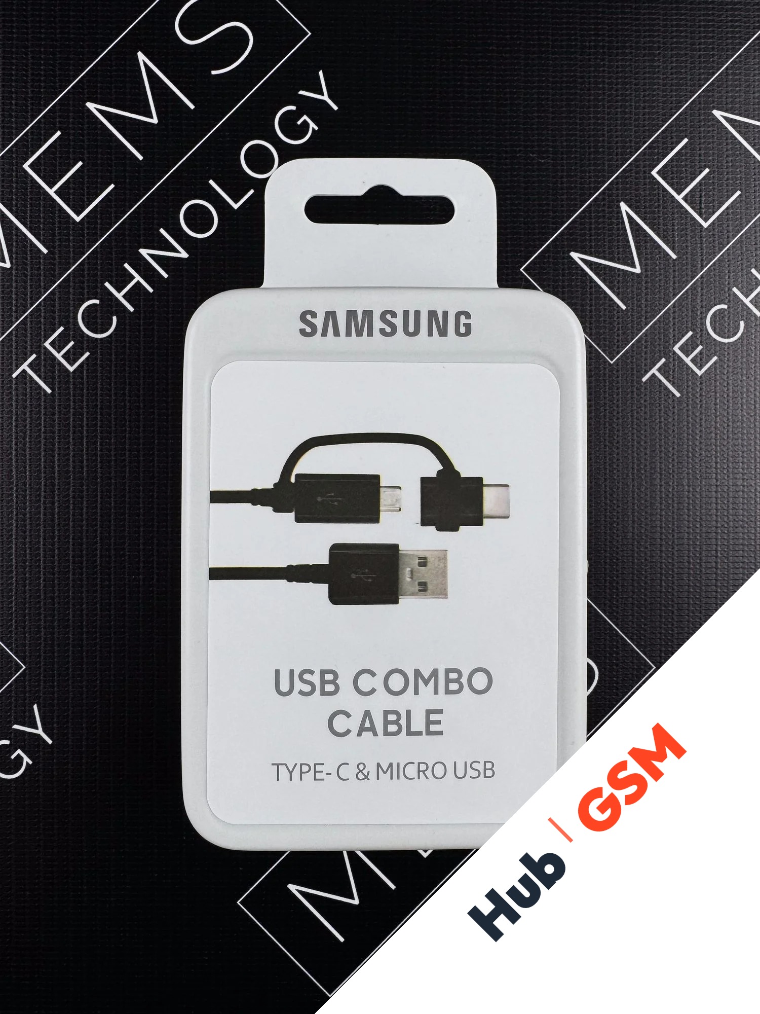 Кабель USB Combo Cable Type-C / Micro USB 1,5M Оригинал (Черный)