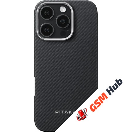 Чехол PITAKA Slim Case iPhone 16 Pro (Black/Grey)