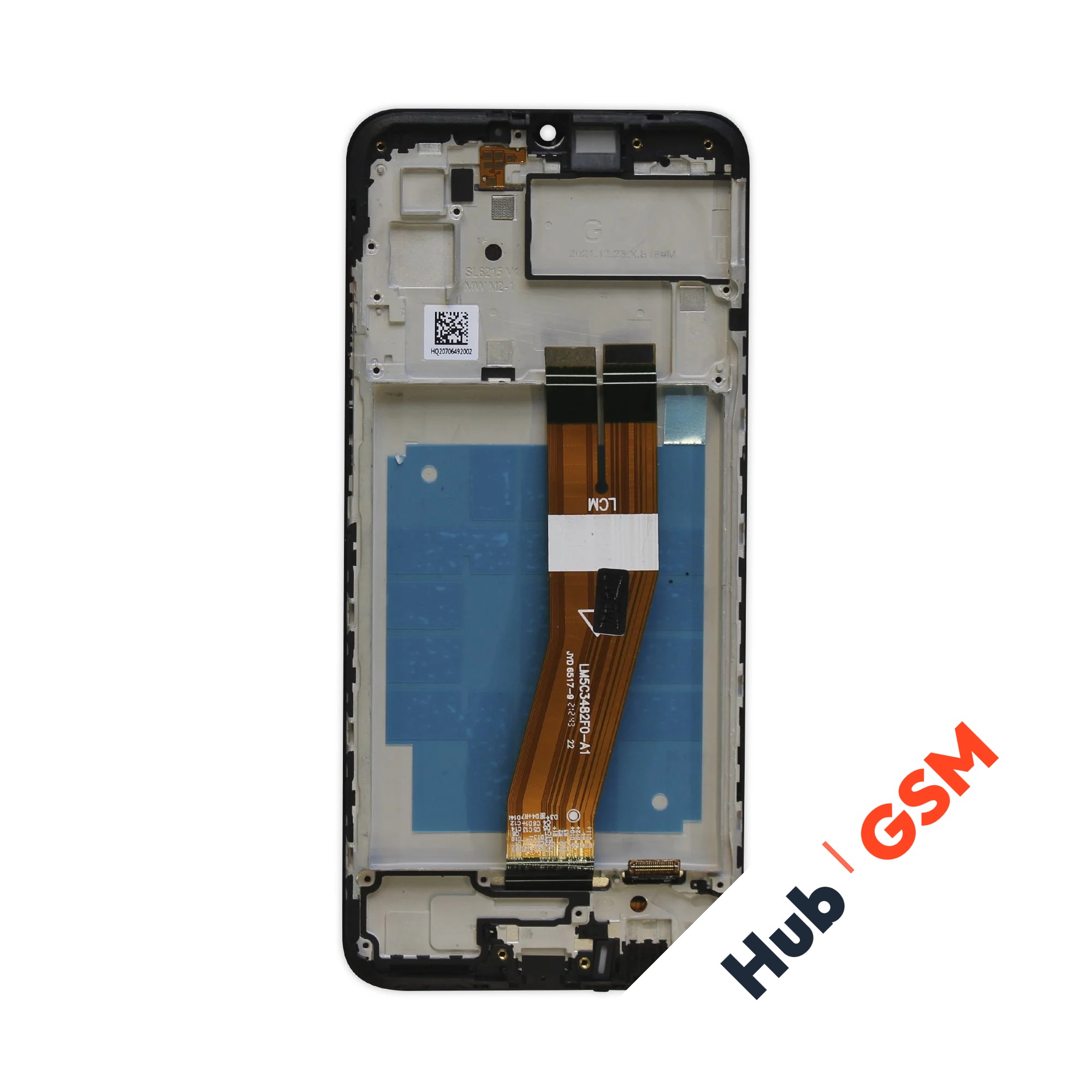 Дисплей Samsung Galaxy A03 (A035F) (Original REF) (В рамке) (Черный) Hub GSM