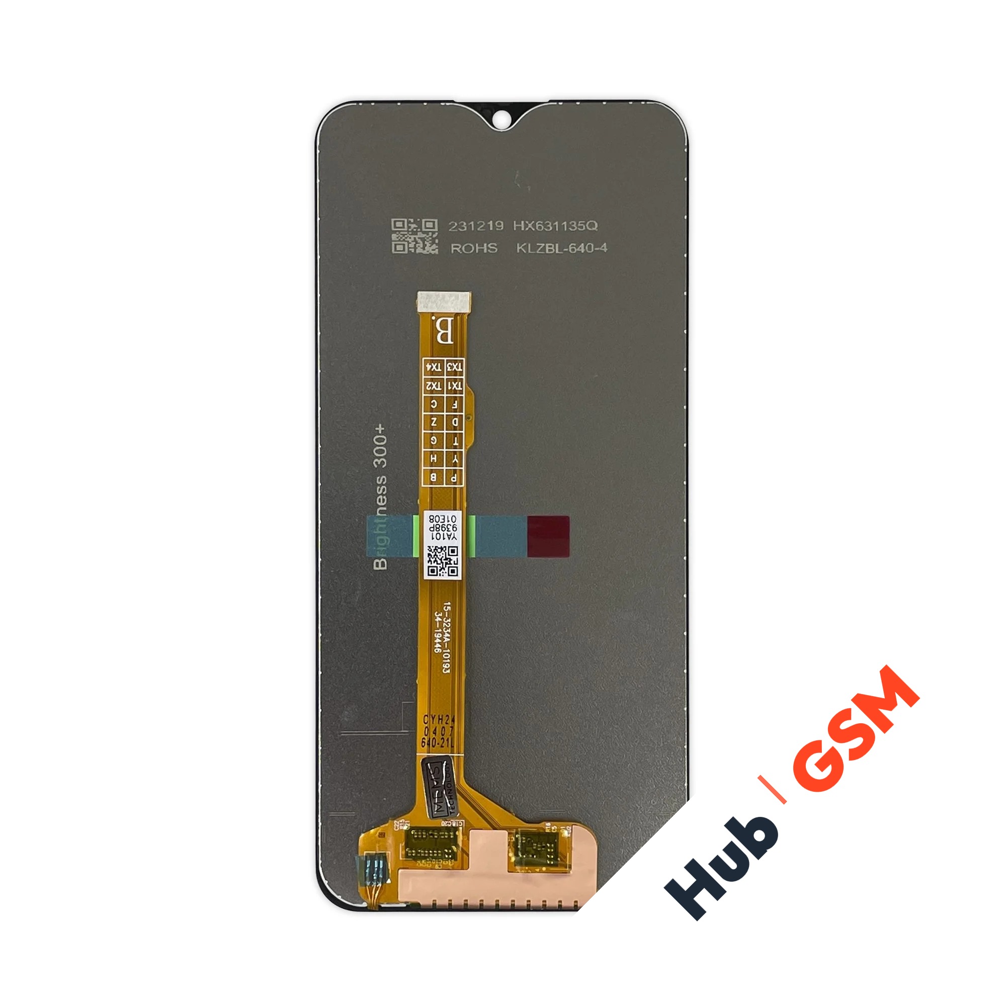 Дисплей Vivo Y11/Y12/Y15/Y17/Y3 (Оригинал) (Черный) Hub GSM