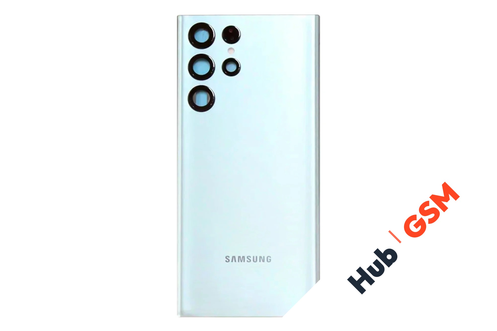 Задняя крышка Samsung Galaxy S22 Ultra (S908B) (Зеленый) (Со стеклом камеры) Premium