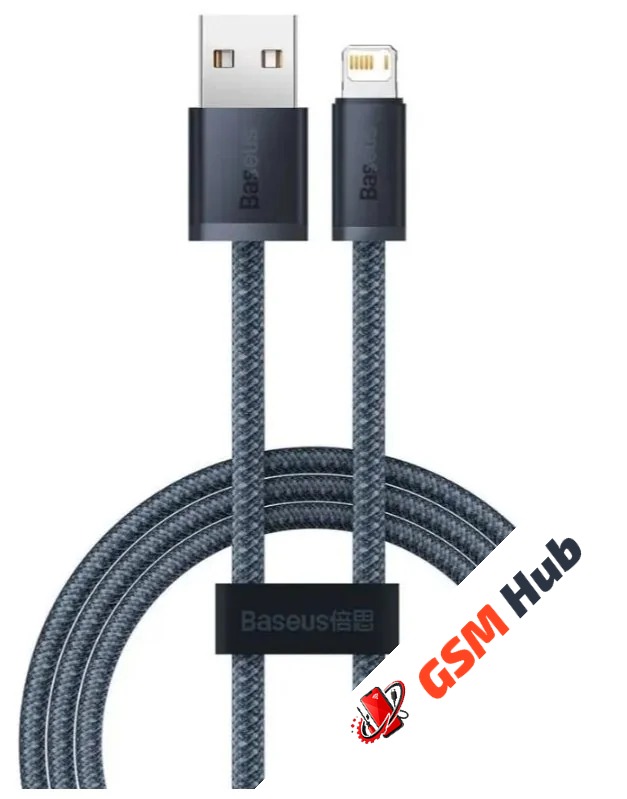 Кабель Baseus Dynamic Series (Быстрая зарядка) (USB A - Lightning) ((2.4A)) (1m) (Серый)