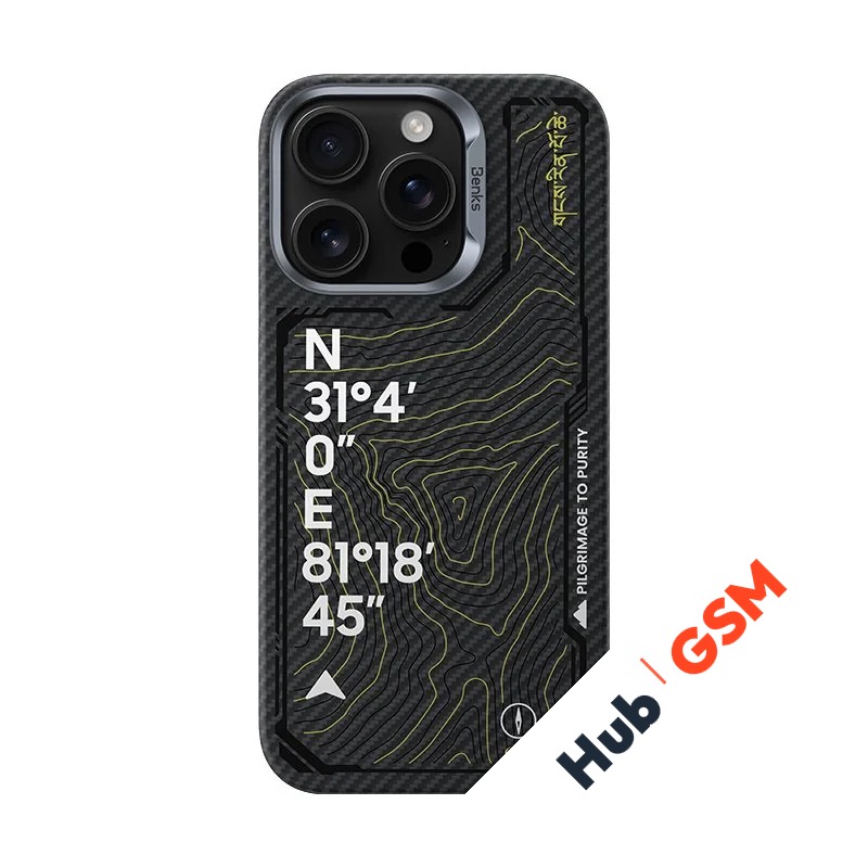 Чехол Benks ArmorAir MagSafe Kevlar iPhone 16 Pro 600D PC Camera (Black)