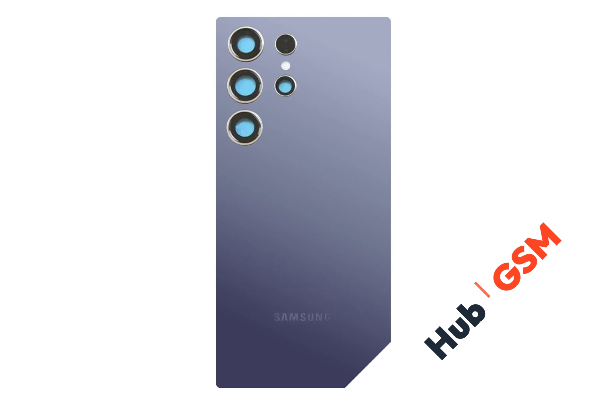 Задняя крышка Samsung Galaxy S24 Ultra (S928B) (Фиолетовый) (Со стеклом камеры) Premium