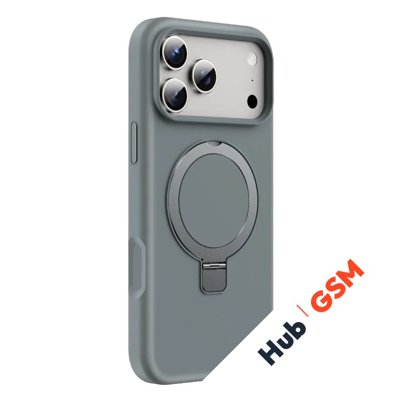 Чехол Keephone Magi Pro MagSafe iPhone 17 (Natural Titanium / Gray)