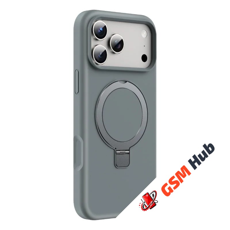 Чехол Keephone Magi Pro MagSafe iPhone 17 (Natural Titanium / Gray)