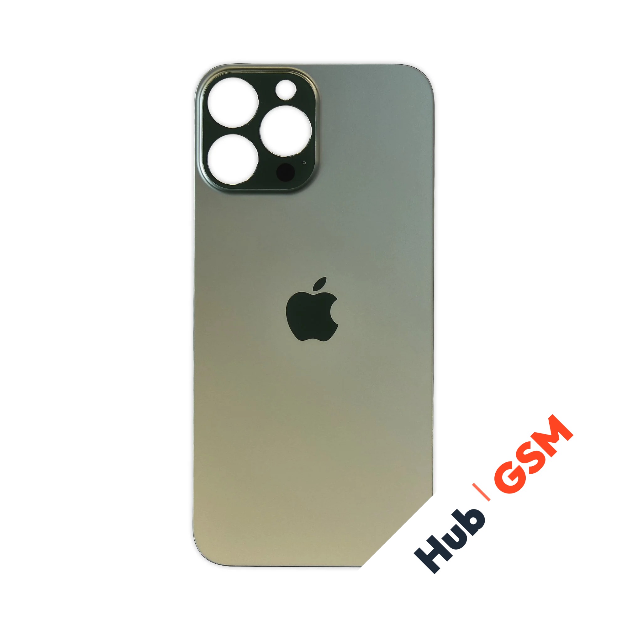 Задняя крышка (стекло) Широкий вырез iPhone 13 Pro (Green)