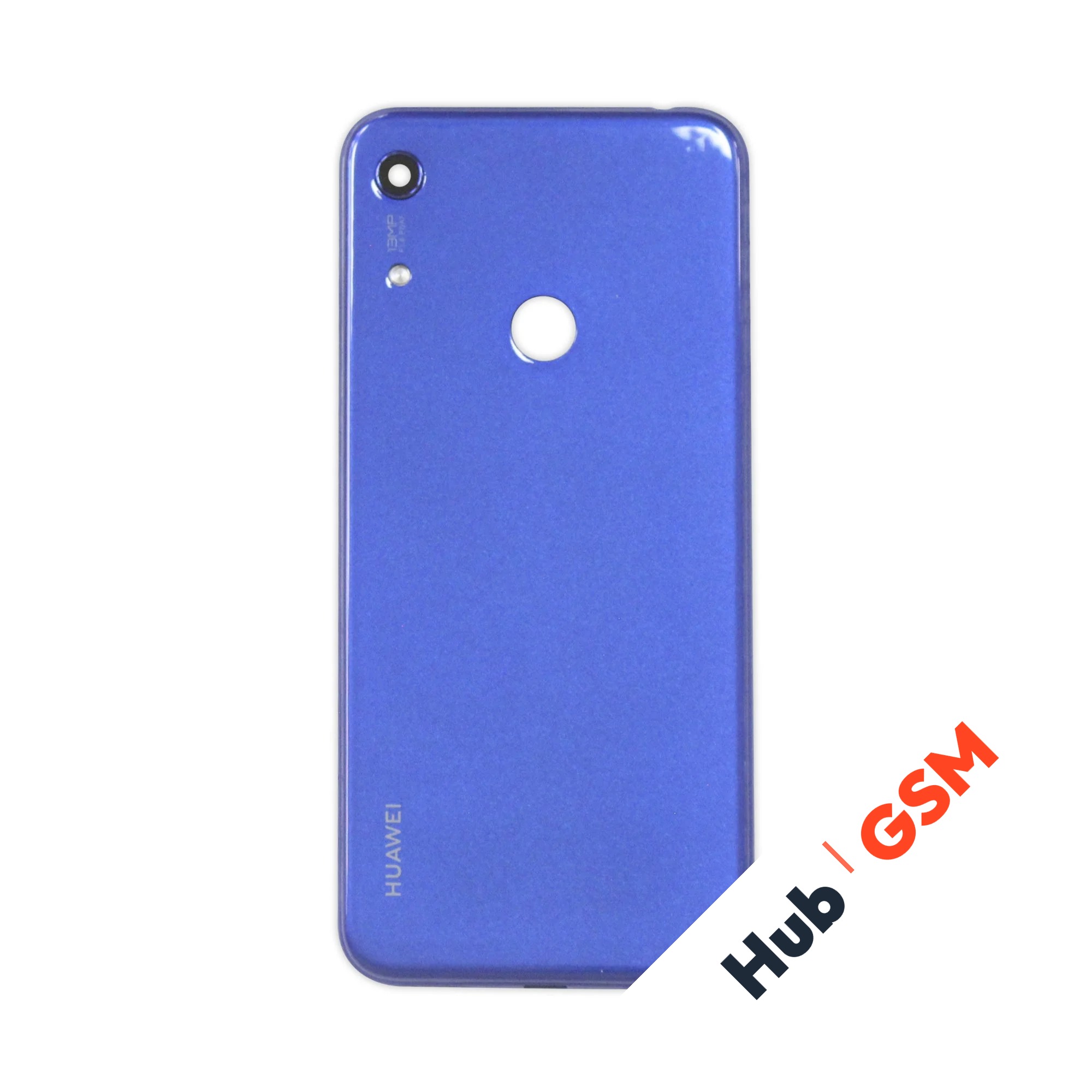 Задняя крышка Huawei Honor 8A / 8A Pro (JAT-LX1 / JAT-L41) (Синий) (Со стеклом камеры) Premium