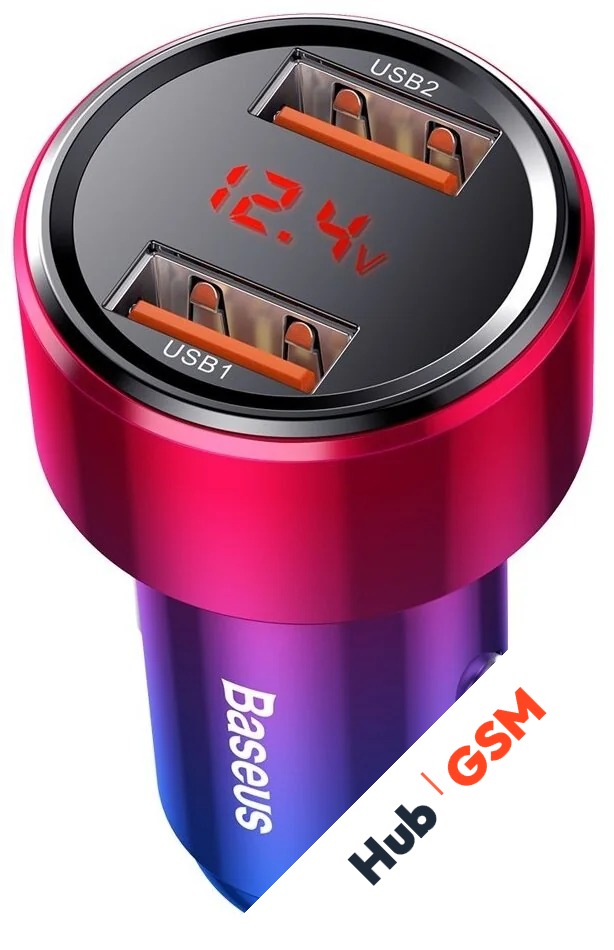 АЗУ с дисплеем Baseus Magic Series Dual QC (Быстрая зарядка) (45W) (Черный)