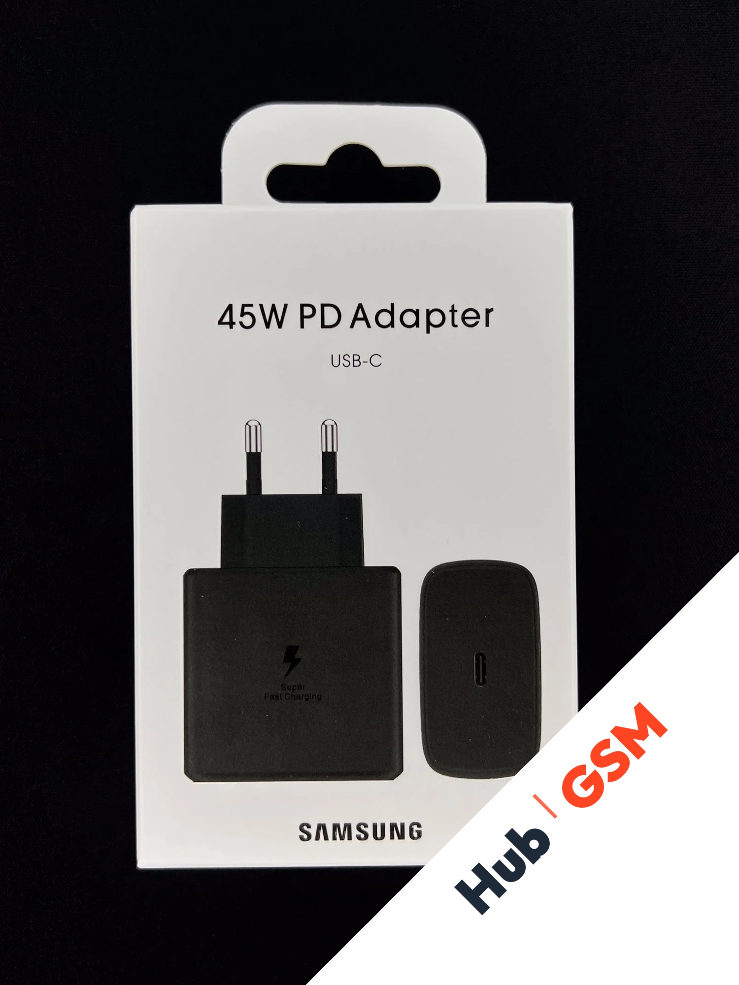 Сетевой адаптер Samsung 45W USB-C (Черный) Service Pack 100% OR