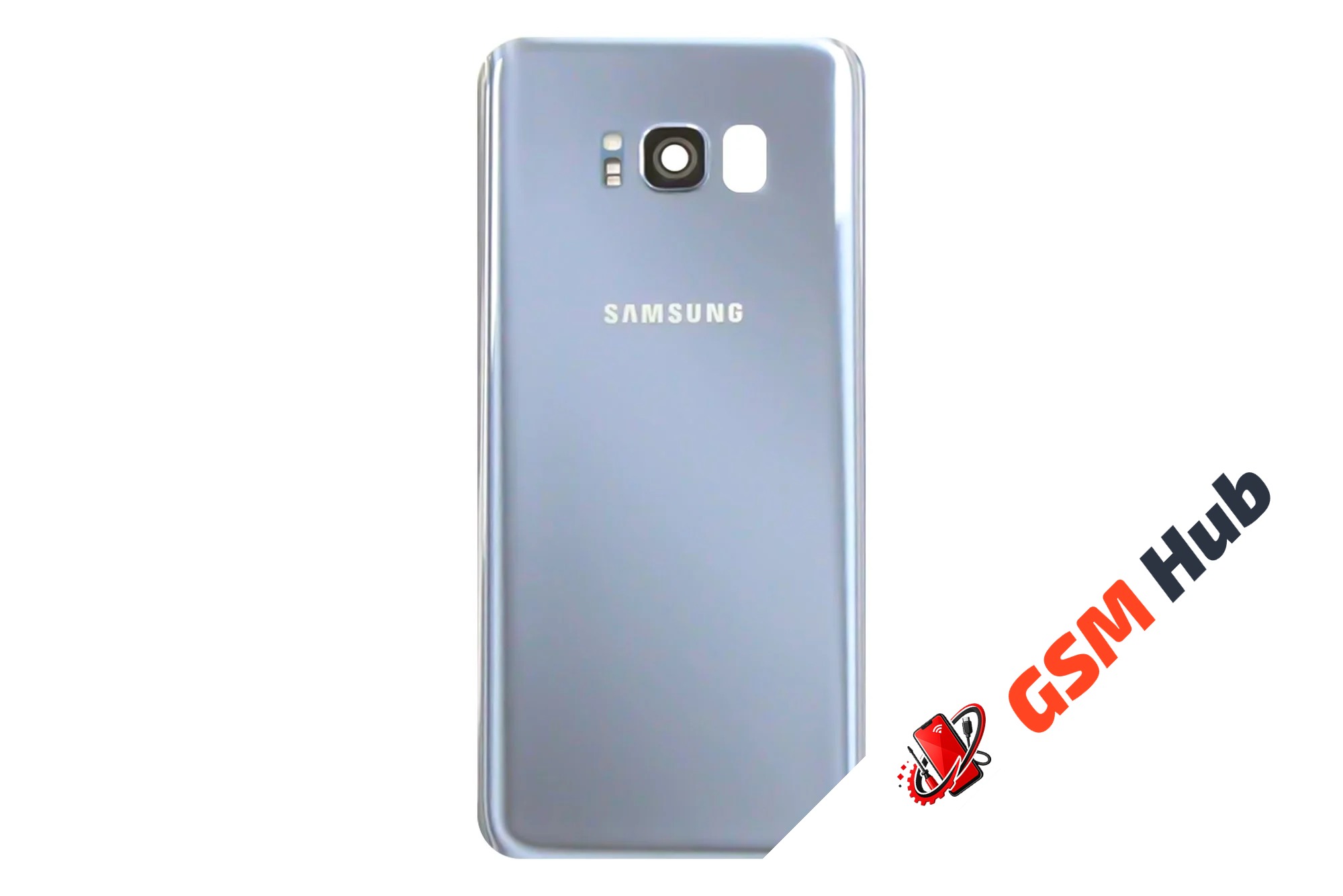 Задняя крышка Samsung Galaxy S8+ (G955F) (Синий) (Со стеклом камеры) Premium