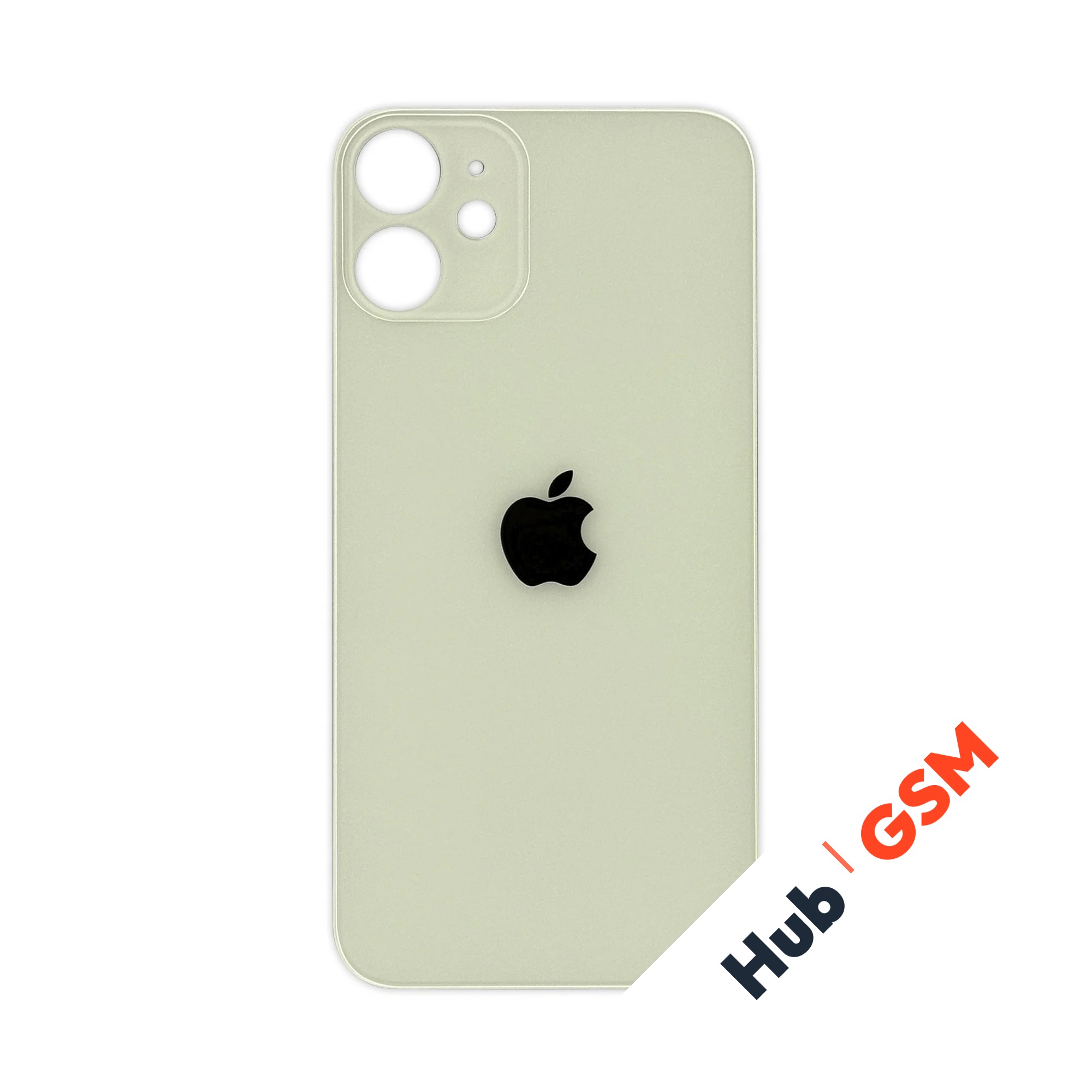 Задняя крышка (стекло) Широкий вырез iPhone 12 Mini (Green)