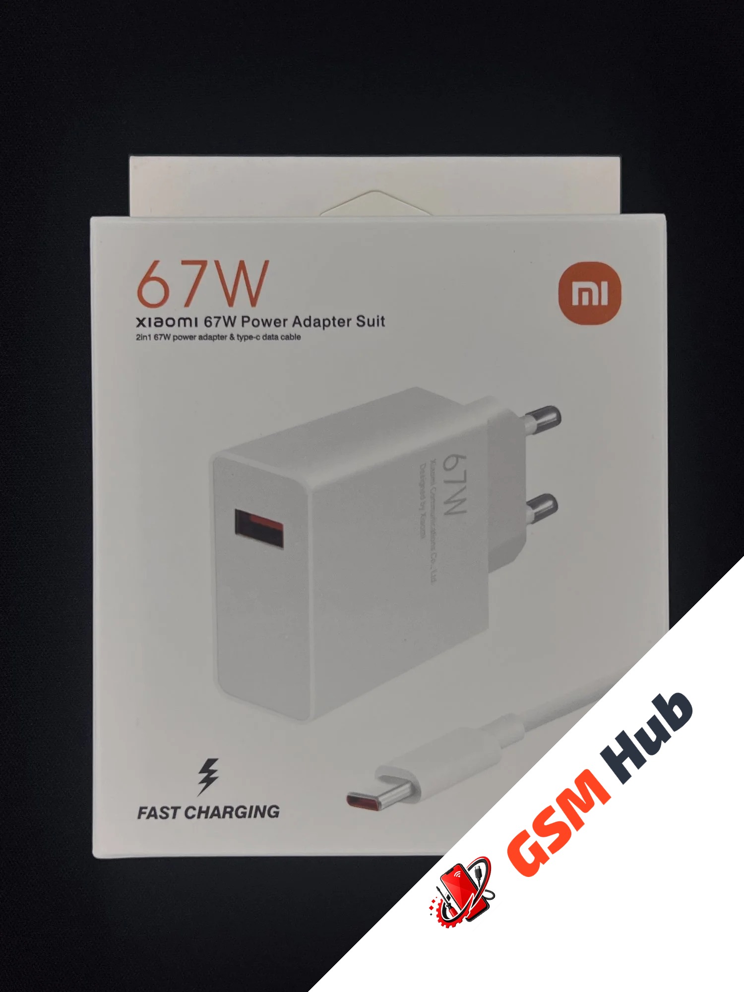 Адаптер питания Xiaomi 67W в комплекте с кабелем OR