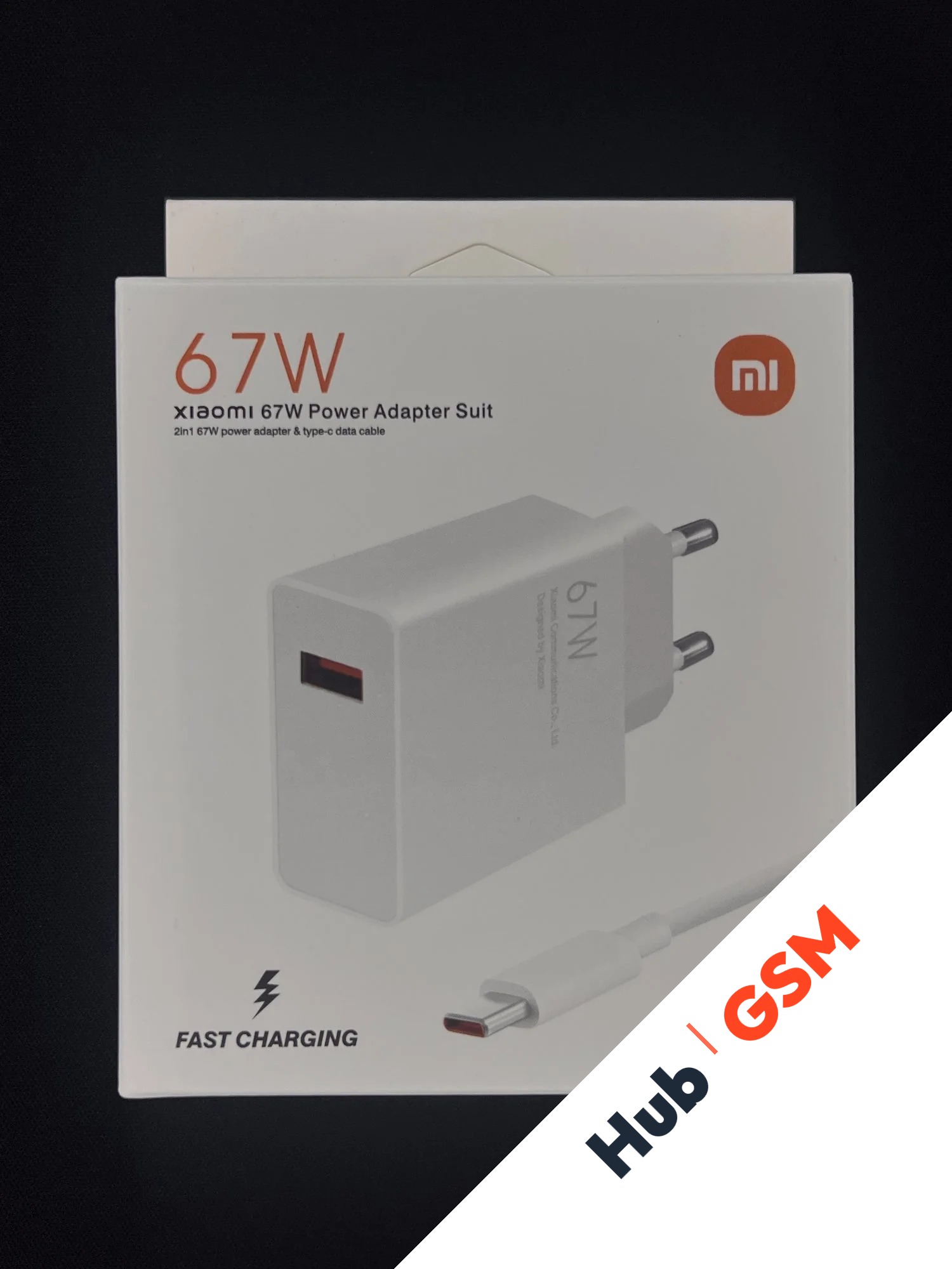 Адаптер питания Xiaomi 67W в комплекте с кабелем OR