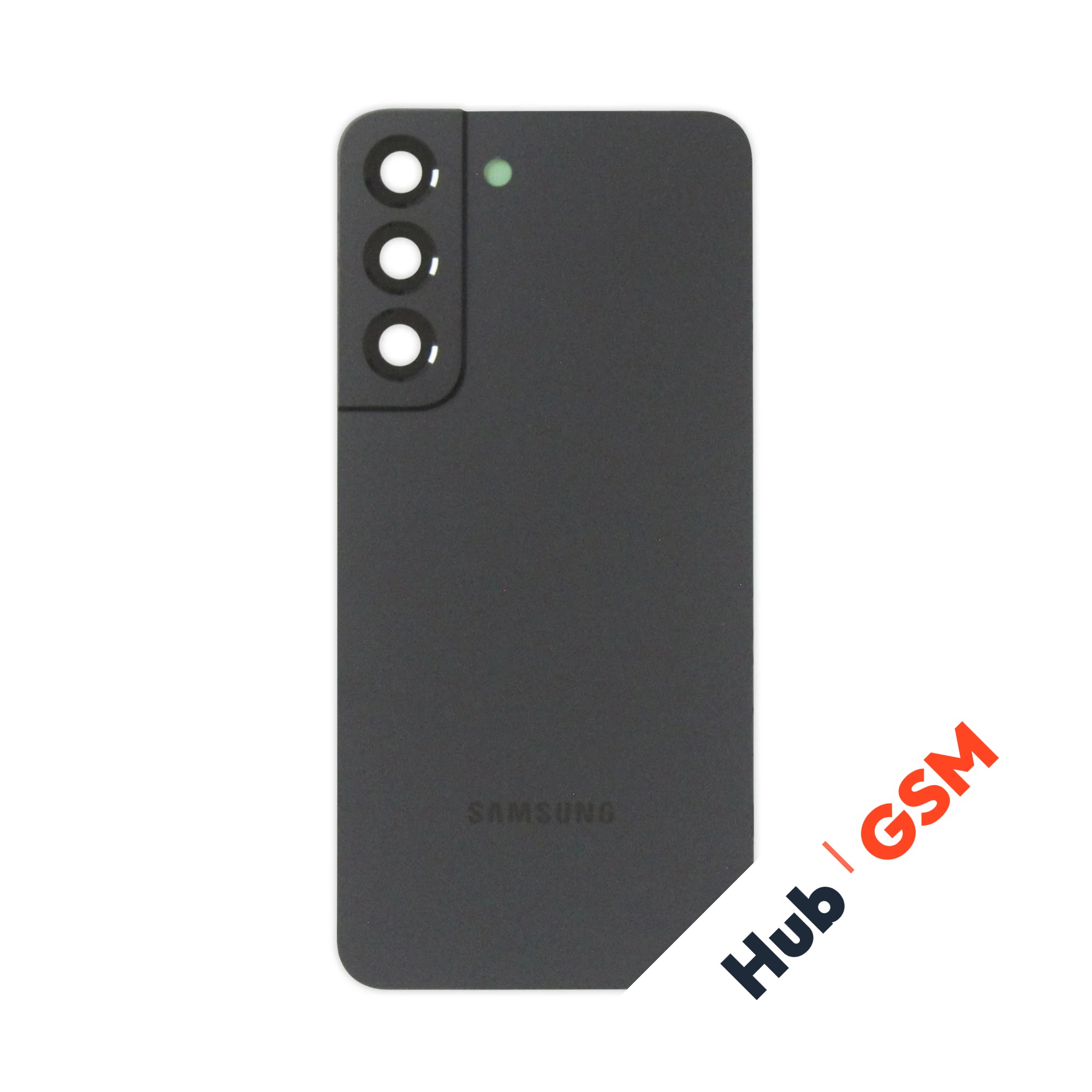 Задняя крышка Samsung Galaxy S22 (S901B) (Черный) (Со стеклом камеры) Premium