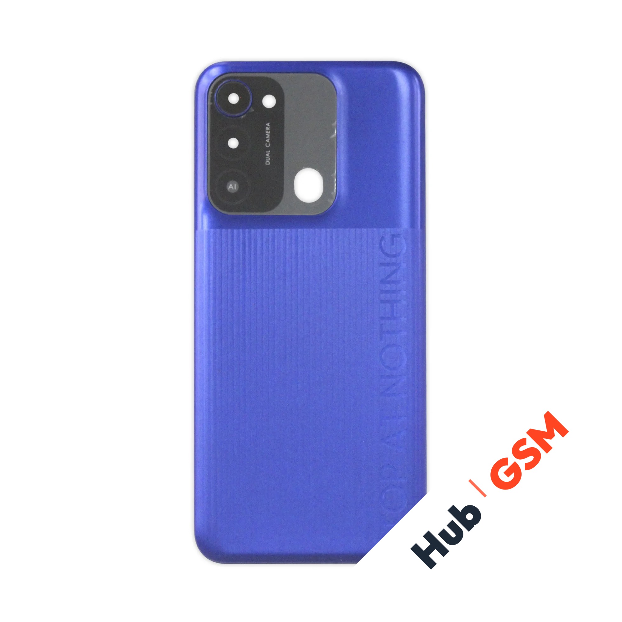 Задняя крышка Tecno Spark Go 2022 (KG5m) (Синий) (Со стеклом камеры) Premium