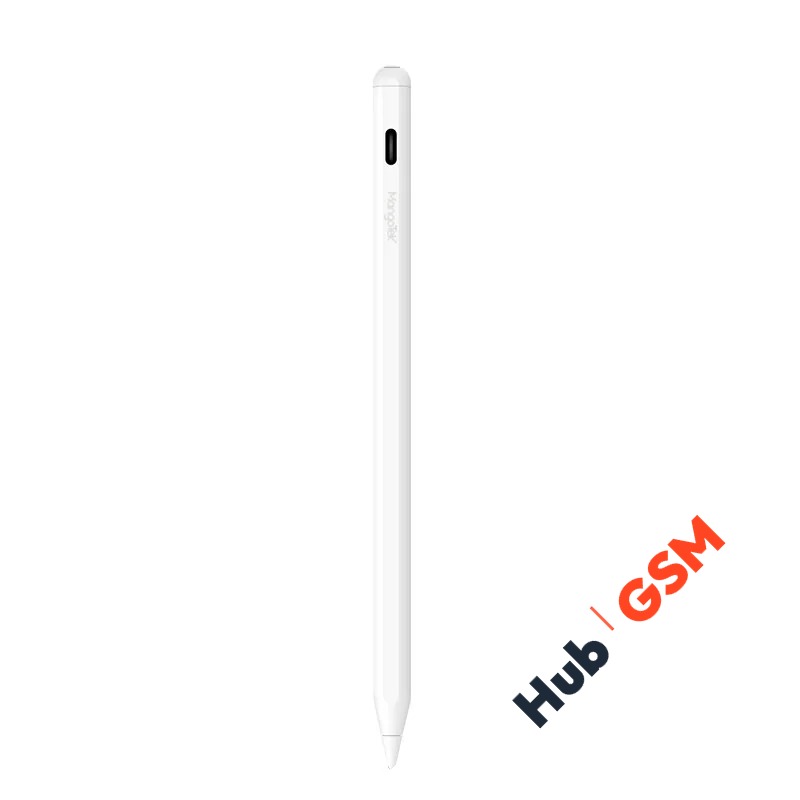 Стилус MangoTek Arts Stylus Pen P3 (для iPad, магнитная зарядка) (USB-C) (White)