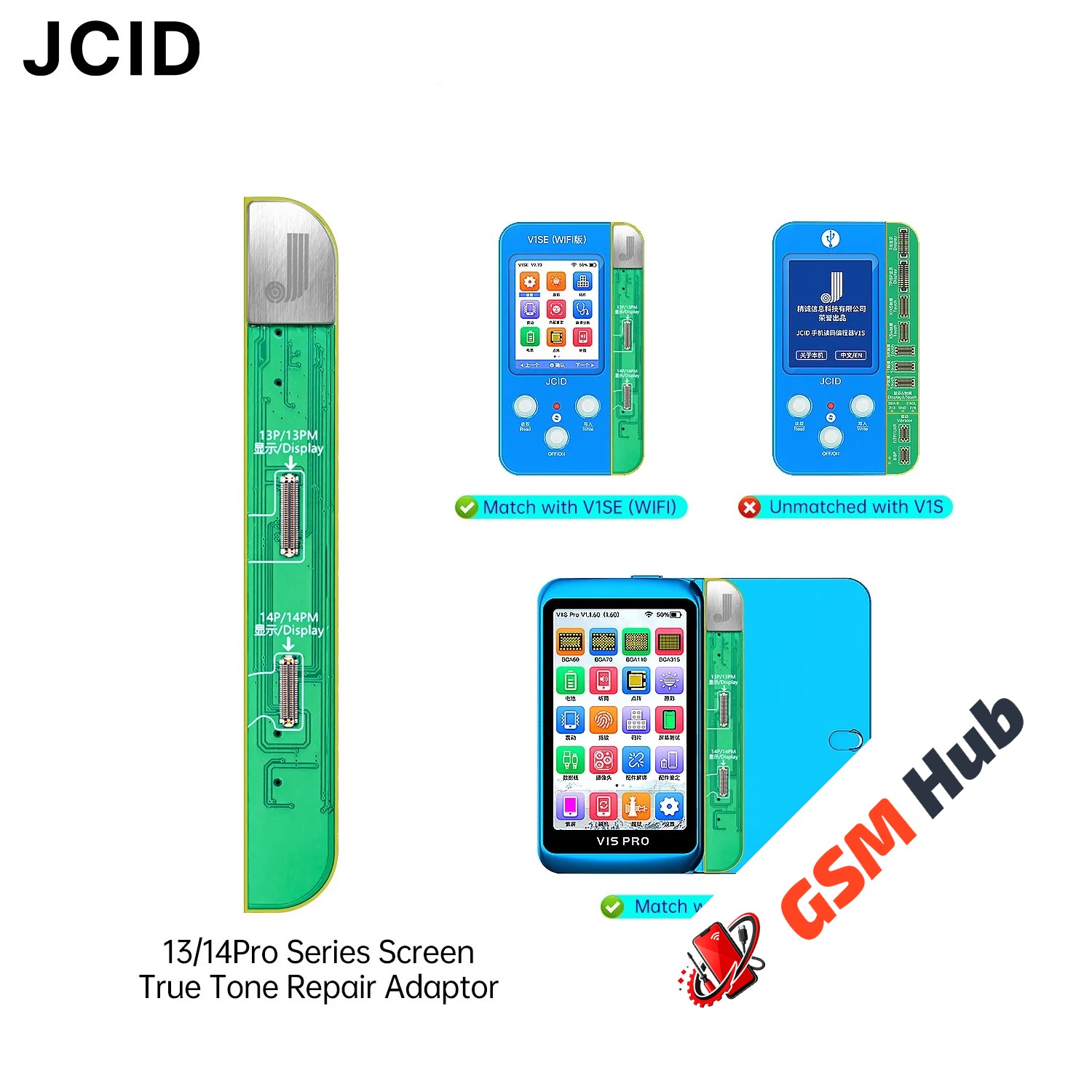 Плата к программатору JCID V1S для широкоугольной камеры iPhone 13-14