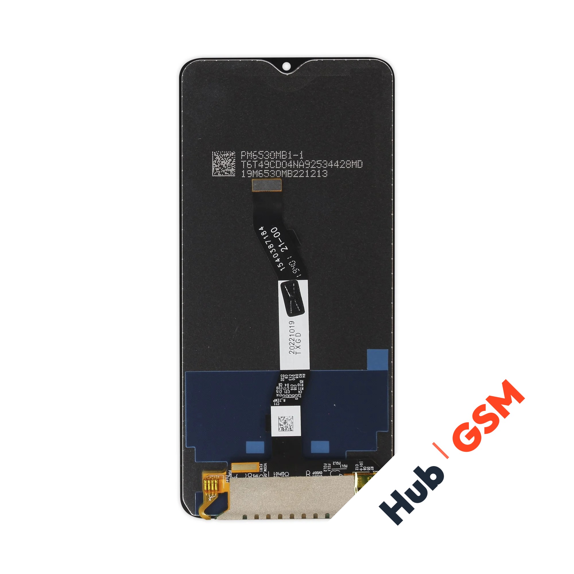 Дисплей Xiaomi Redmi Note 8 Pro (M1906G7T/M1906G7G) (COG) (Черный) Hub GSM